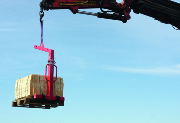 Pallegafler til kran 1500kg