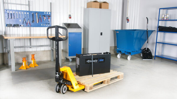Quicklifter-PL-2000-A1-Palleløfter-1150-SN-2 Quicklifter PL 2000 A1 – 2500kg med 1150mm gafler og nylonhjul