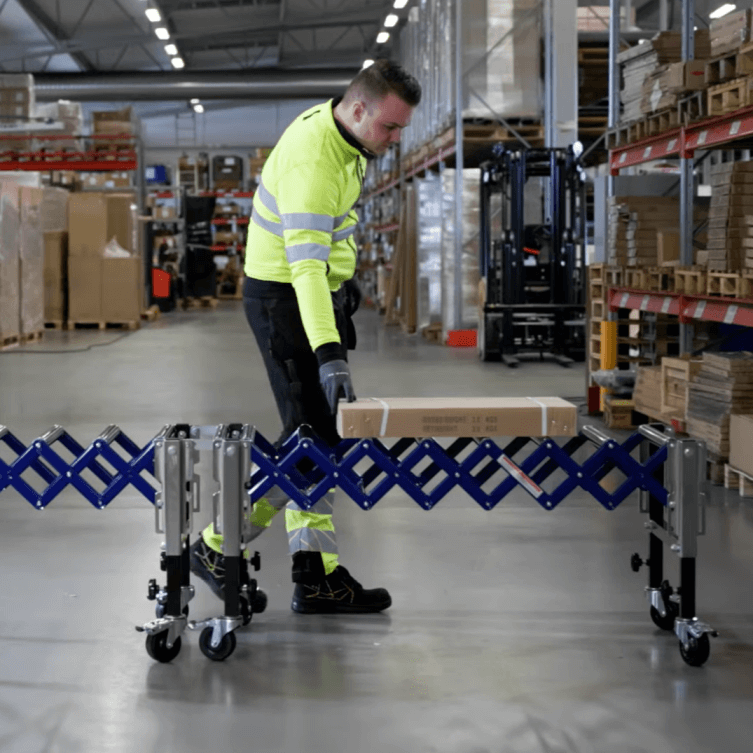 Rullebane, flexi med stålruller fra Stakk